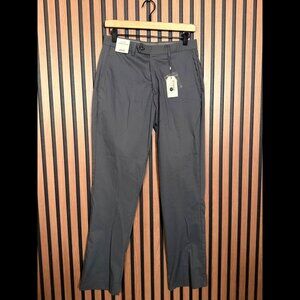 New Crosby & Howard Dress Pants 29 x 32 Gray Flat Front Stretch